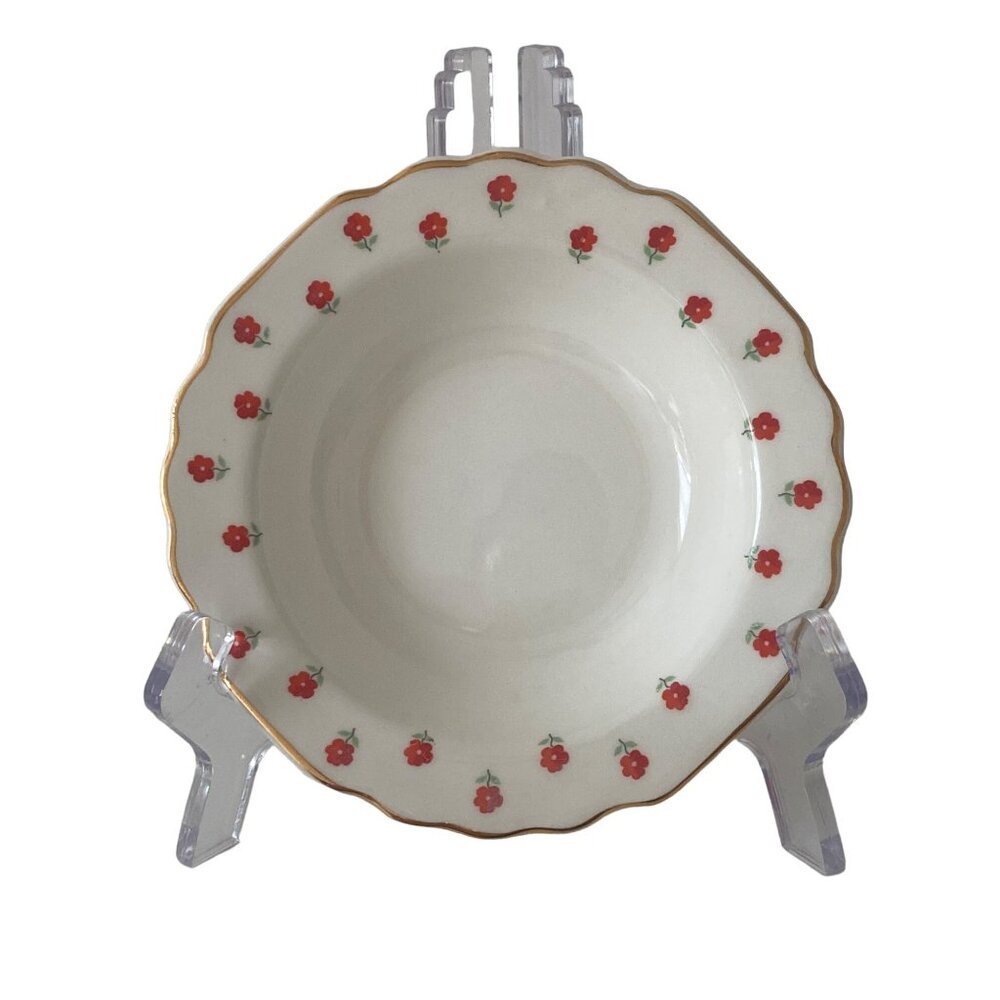 Lido WS George Blushing Rose Dalrymple Dessert Plate Red Flower White Replacemen